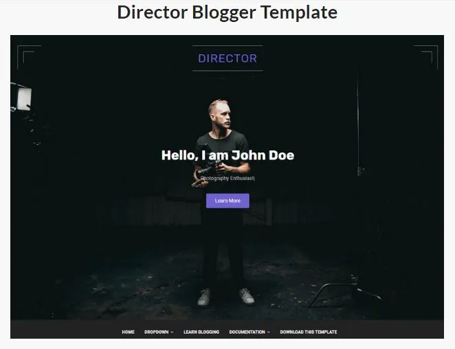 director-blogger-template