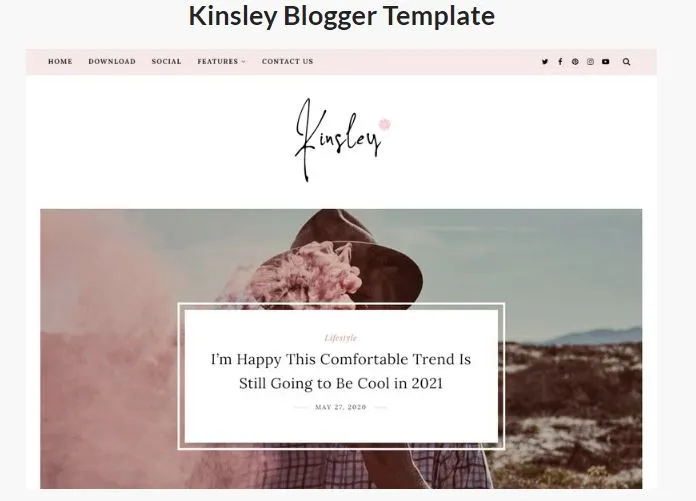 kinsley-blogger-theme-gratuit